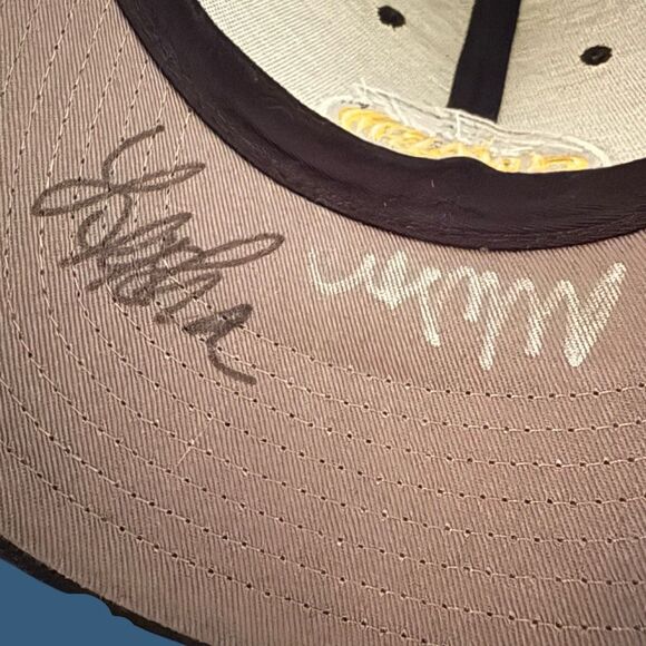 Twins Enterprises Minnesota Swarm Signed Lacrosse Adjustable Back Navy Hat Cap - Picture 5 of 7